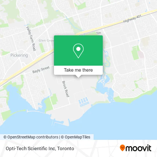 Opti-Tech Scientific Inc map
