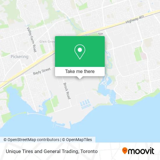 Unique Tires and General Trading map