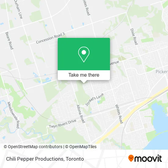 Chili Pepper Productions map