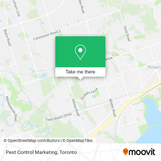 Pest Control Marketing map