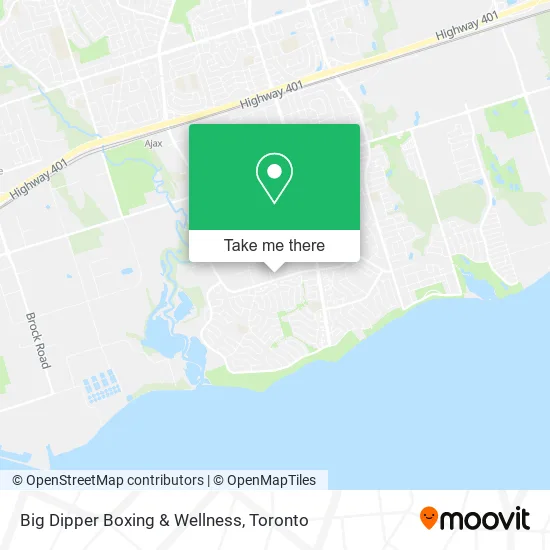 Big Dipper Boxing & Wellness map