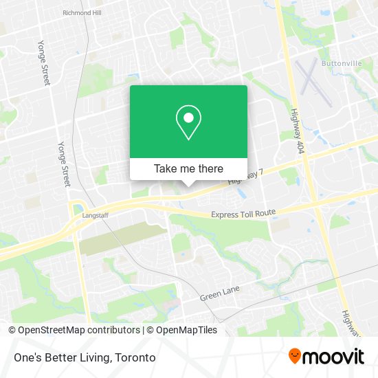 One's Better Living map
