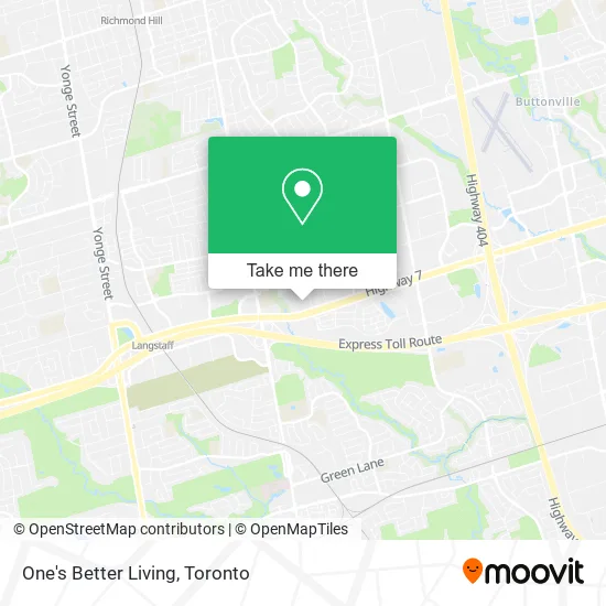 One's Better Living map