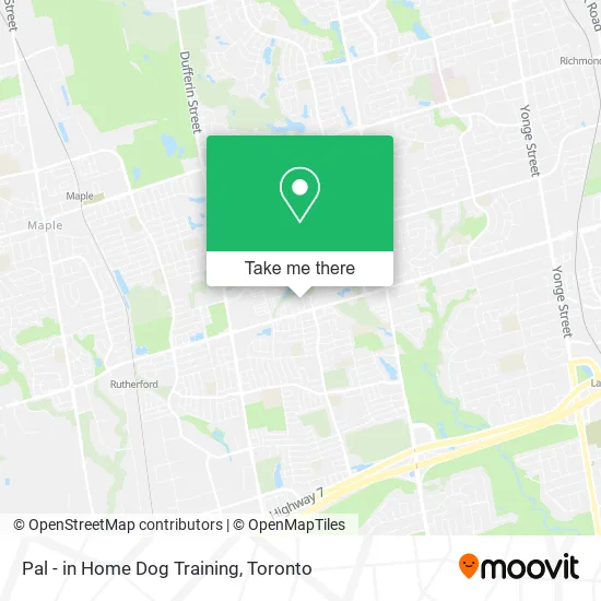 Pal - in Home Dog Training map