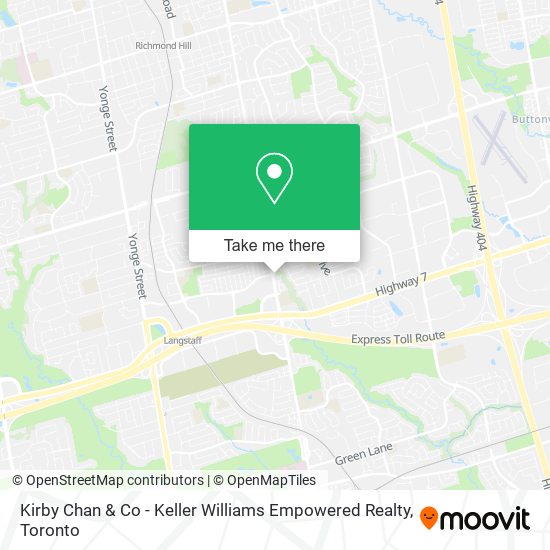 Kirby Chan & Co - Keller Williams Empowered Realty map