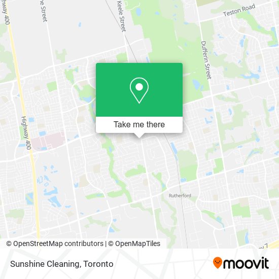 Sunshine Cleaning map