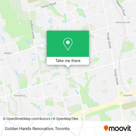 Golden Hands Renovation map