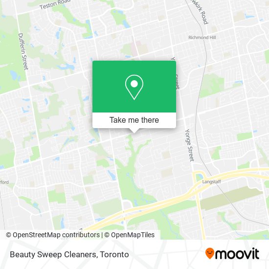 Beauty Sweep Cleaners map