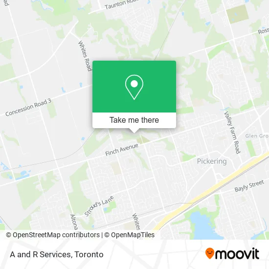 A and R Services map