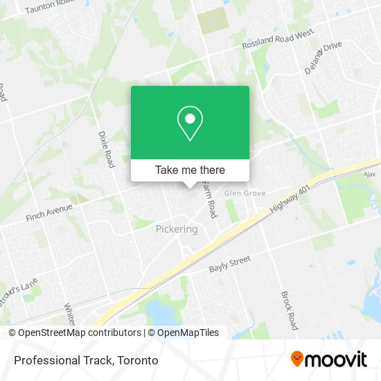 Professional Track map