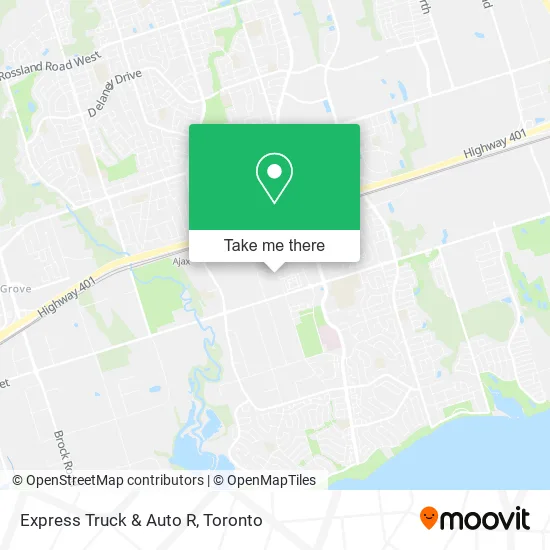 Express Truck & Auto R map