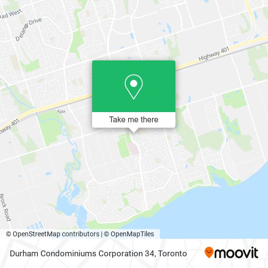 Durham Condominiums Corporation 34 map