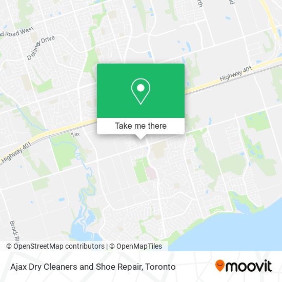 Ajax Dry Cleaners and Shoe Repair plan