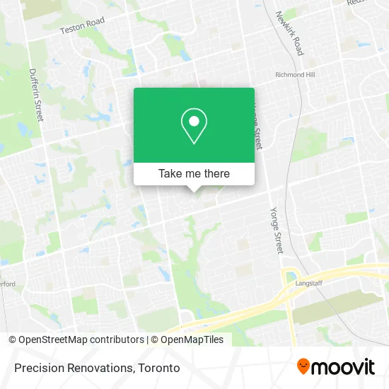 Precision Renovations map