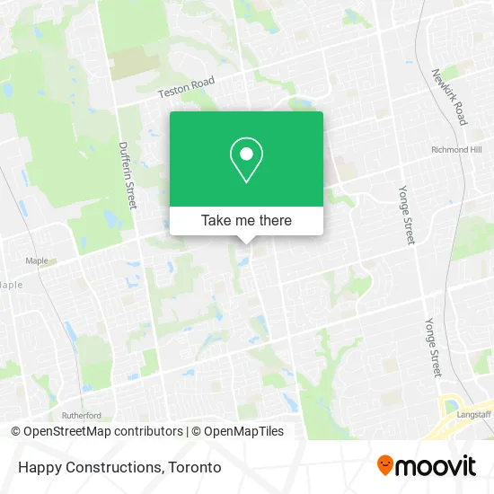Happy Constructions map