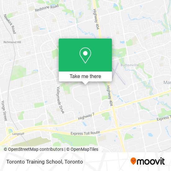 Toronto Training School plan