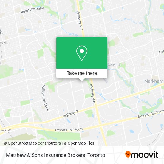 Matthew & Sons Insurance Brokers map