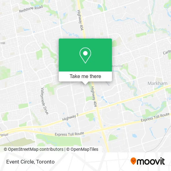 Event Circle map