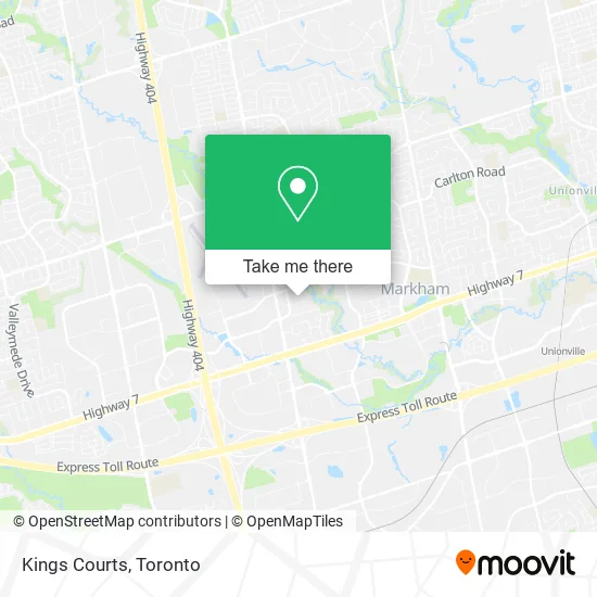 Kings Courts map