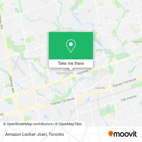 Amazon Locker-Joeri map