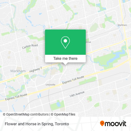 Flower and Horse in Spring map