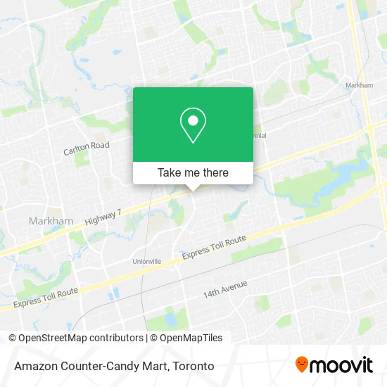 Amazon Counter-Candy Mart map