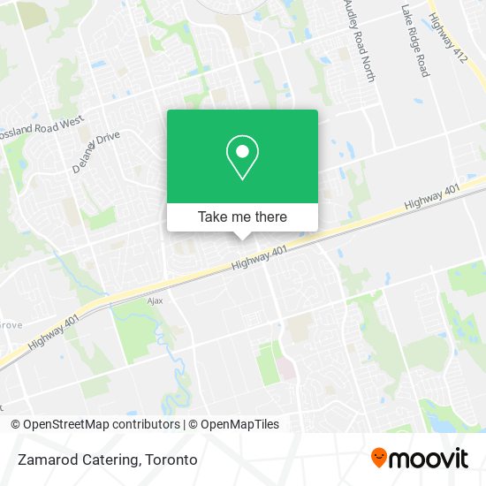 Zamarod Catering map