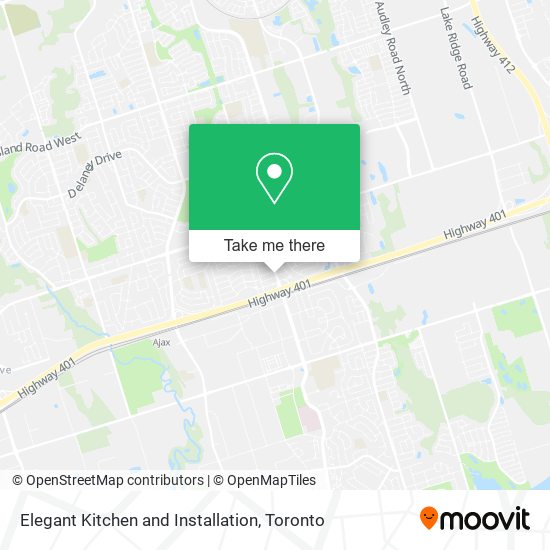 Elegant Kitchen and Installation map