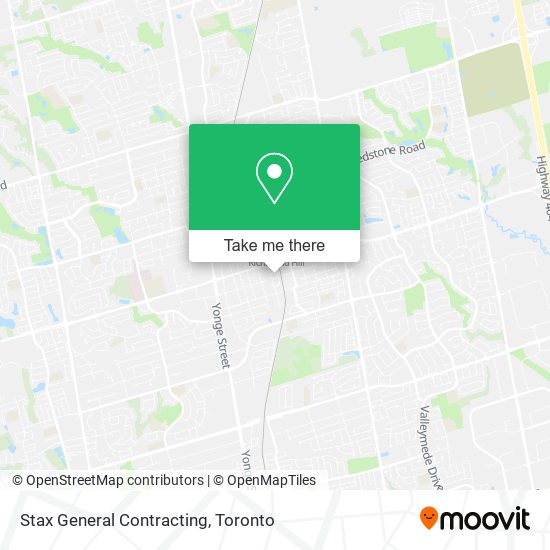 Stax General Contracting map