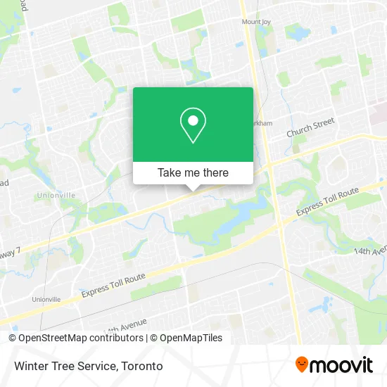 Winter Tree Service map
