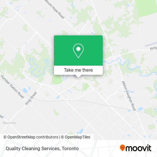 Quality Cleaning Services map