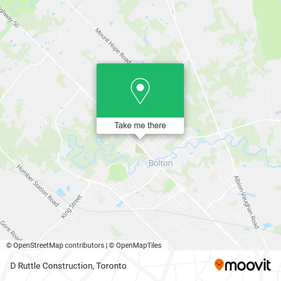 D Ruttle Construction map