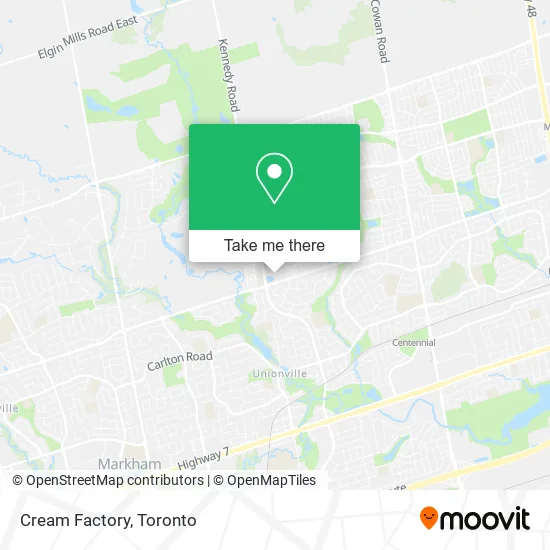 Cream Factory map