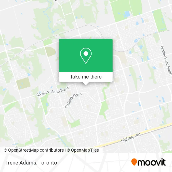 Irene Adams map