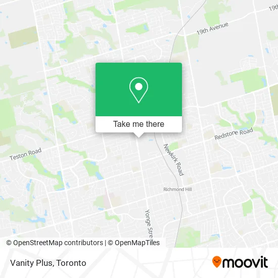 Vanity Plus map