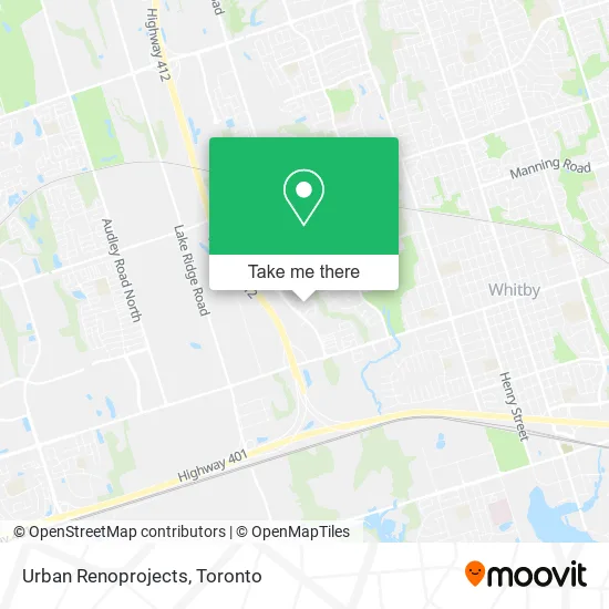Urban Renoprojects map