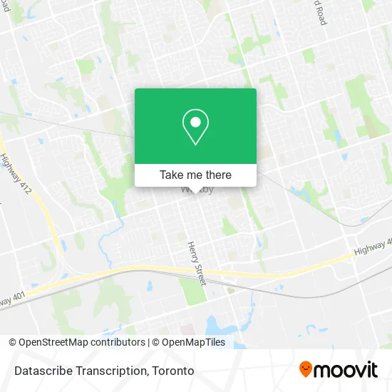 Datascribe Transcription map