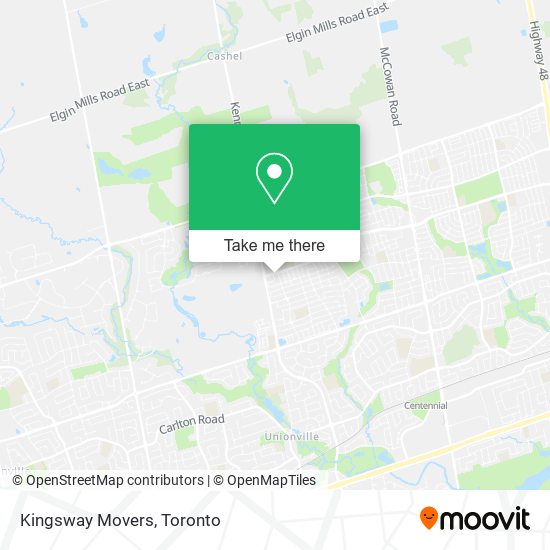 Kingsway Movers map