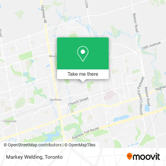Markey Welding map