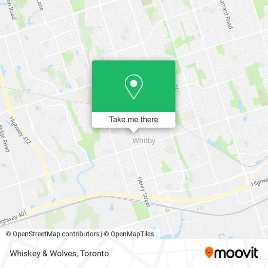 Whiskey & Wolves map