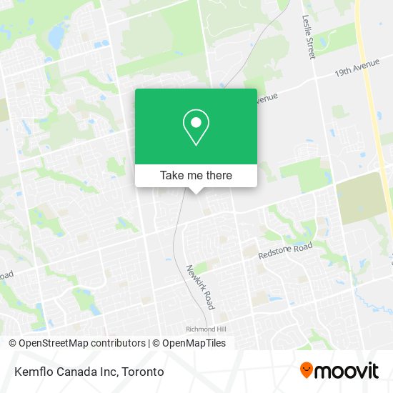 Kemflo Canada Inc map