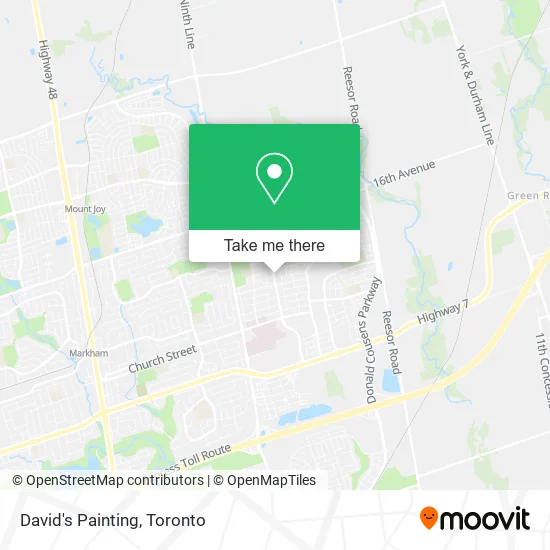 David's Painting map