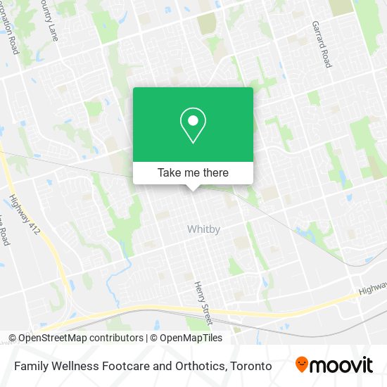 Family Wellness Footcare and Orthotics map