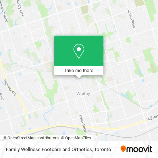 Family Wellness Footcare and Orthotics map