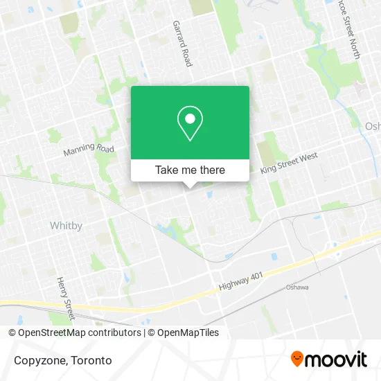 Copyzone map