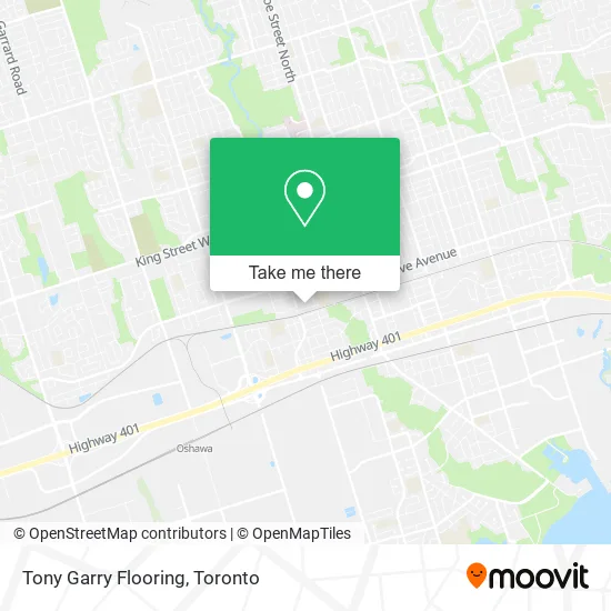Tony Garry Flooring map