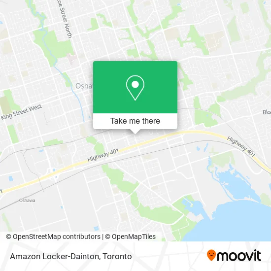 Amazon Locker-Dainton map
