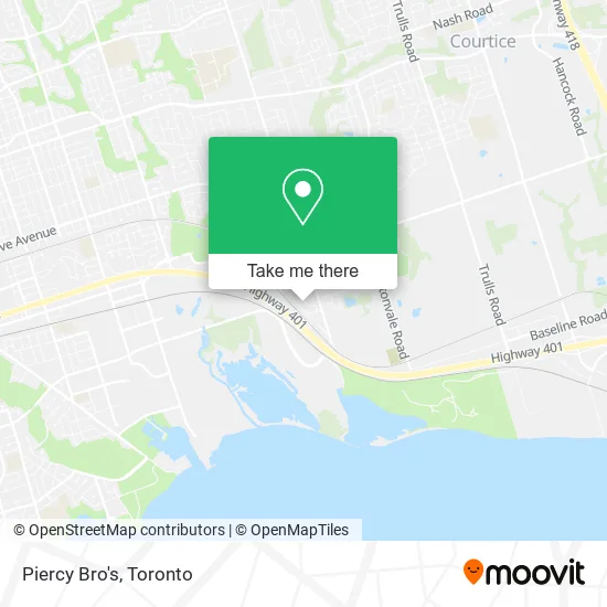 Piercy Bro's map