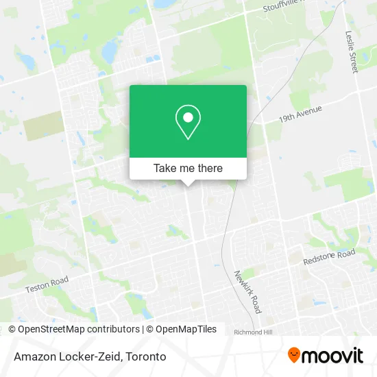 Amazon Locker-Zeid map
