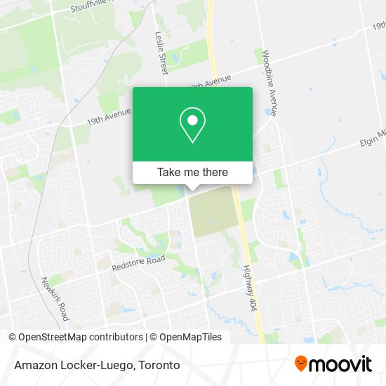 Amazon Locker-Luego map